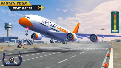 Скриншот 2 — SkyDrift: 3D Airplane Game