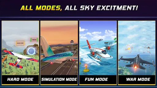 Скриншот 4 — SkyDrift: 3D Airplane Game