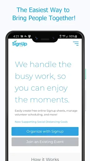 Скриншот 1 — Sign Up by SignUp.com