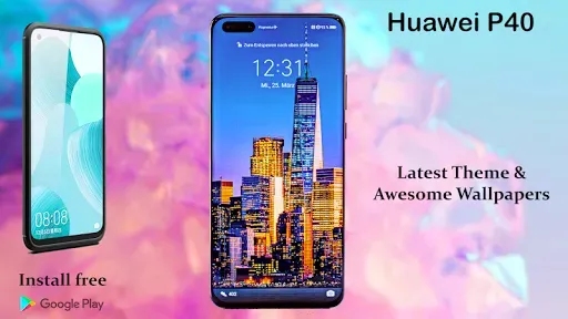Скриншот 1 — Huawei P40 Pro Launcher 2023