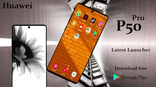 Скриншот 3 — Huawei P50 Launcher & Themes