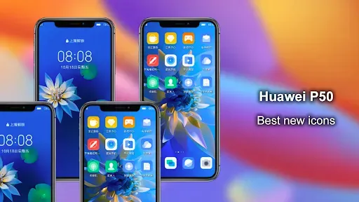 Скриншот 6 — Huawei P50 Launcher & Themes