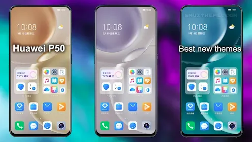Скриншот 8 — Huawei P50 Launcher & Themes
