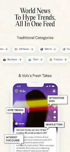 Скриншот 4 — Volv - Curated 9-Second News