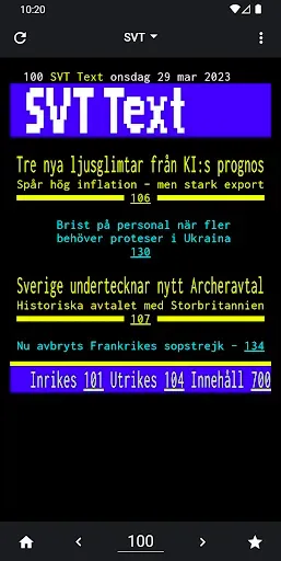 Скриншот 1 — TextTV
