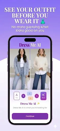 Скриншот 1 — Outfit Try On: Dress Me AI