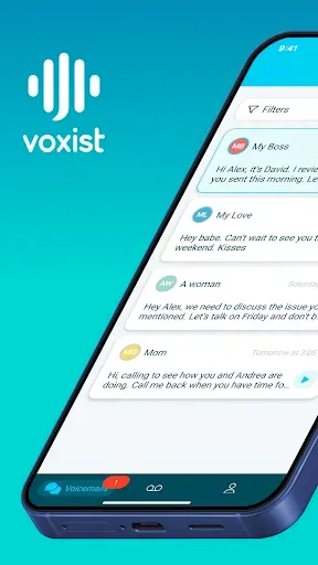 Скриншот 1 — Voxist: read your voicemail