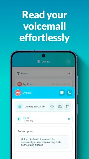 Скриншот 3 — Voxist: read your voicemail