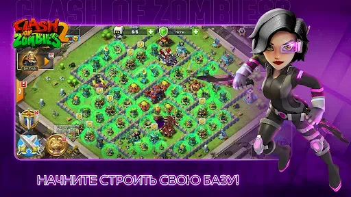 Скриншот 8 — Clash of Zombies : Zombiecraft