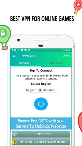 Скриншот 3 — Power VPN — быстро и безопасно