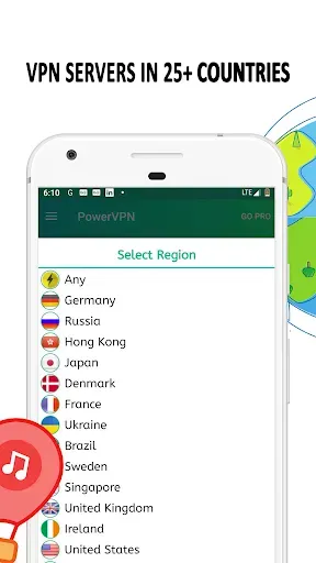 Скриншот 4 — Power VPN — быстро и безопасно