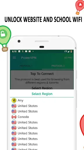 Скриншот 5 — Power VPN — быстро и безопасно
