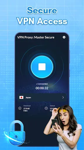 Скриншот 1 — VPN Proxy: Master Secure
