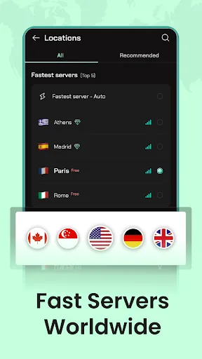 Скриншот 3 — Bolt VPN - быстрый, безопасный