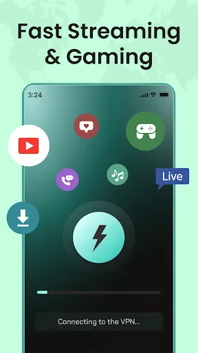 Скриншот 4 — Bolt VPN - быстрый, безопасный