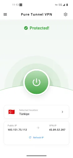 Скриншот 3 — PureTunnel VPN