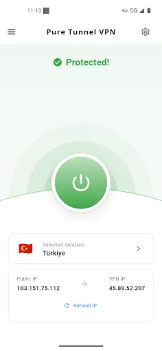 Скриншот 6 — PureTunnel VPN