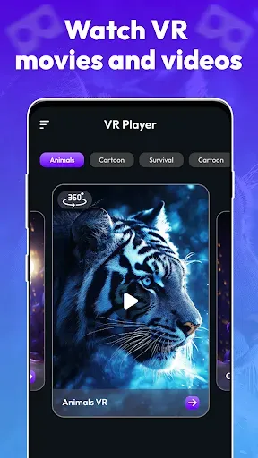 Скриншот 1 — 360 VR Player HD Video Player