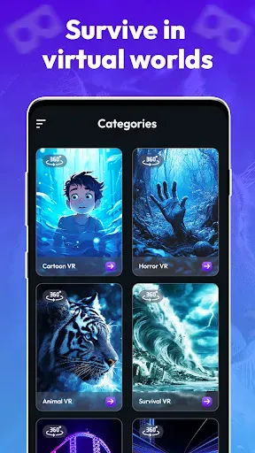 Скриншот 2 — 360 VR Player HD Video Player