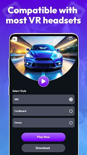 Скриншот 5 — 360 VR Player HD Video Player
