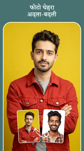 Скриншот 1 — Face Swap & BG Eraser: PicsAI