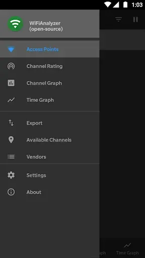 Скриншот 1 — WiFi Analyzer (open-source)