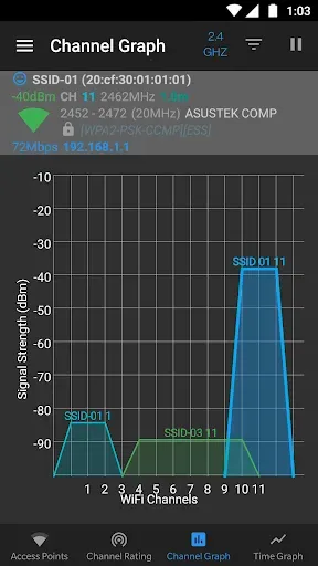 Скриншот 4 — WiFi Analyzer (open-source)