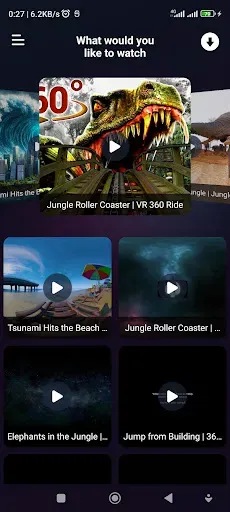 Скриншот 1 — PlayVR: 360 Video Player