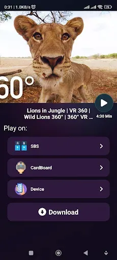 Скриншот 7 — PlayVR: 360 Video Player