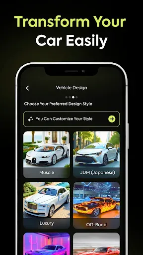 Скриншот 7 — AI Car Designer Modify Style