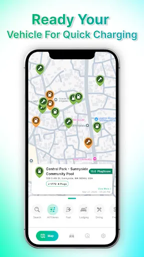 Скриншот 3 — EV charging stations Map Trip