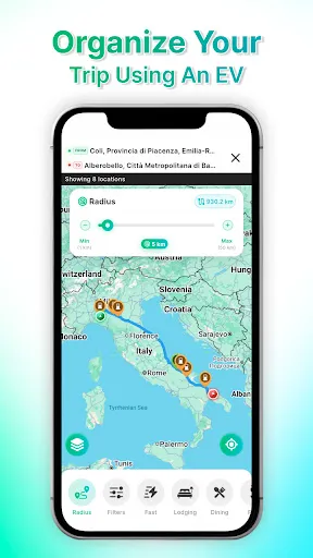 Скриншот 6 — EV charging stations Map Trip