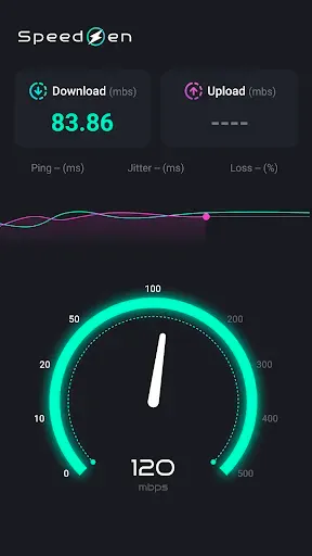 Скриншот 3 — Speed Test 5G, Wifi - SpeedZen