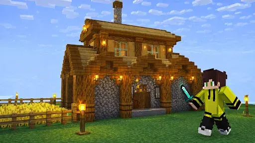 Скриншот 3 — One Block Sky Survival Craft