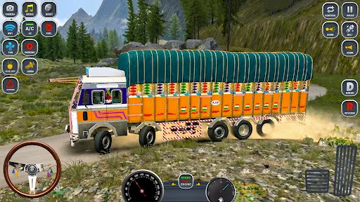 Скриншот 2 — Indian Truck Offroad Cargo 3D
