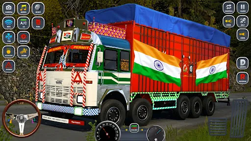 Скриншот 4 — Indian Truck Offroad Cargo 3D