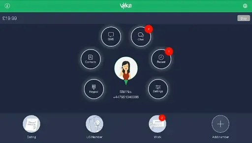 Скриншот 8 — Vyke: Second Phone/2nd Line