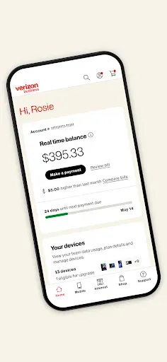 Скриншот 1 — My Verizon For Business