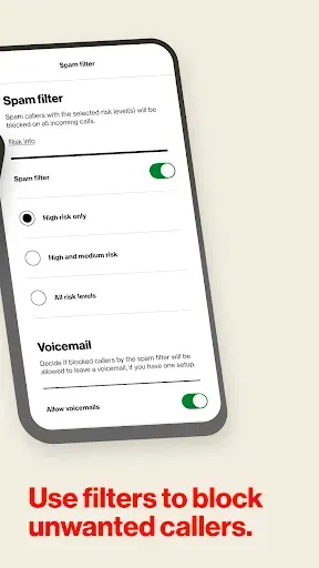 Скриншот 2 — Verizon Call Filter