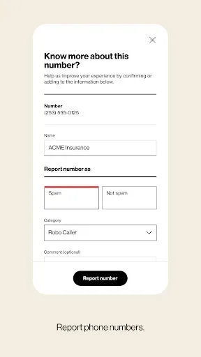 Скриншот 4 — Verizon Call Filter