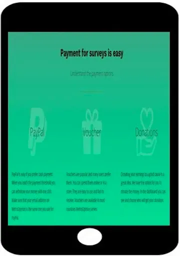 Скриншот 2 — MetroOpinion Survey Rewards
