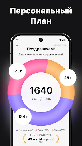 Скриншот 4 — Calz: Счетчик калорий по фото