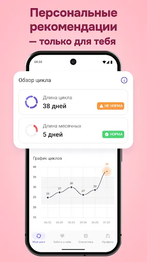 Скриншот 6 — Clover - Календарь месячных