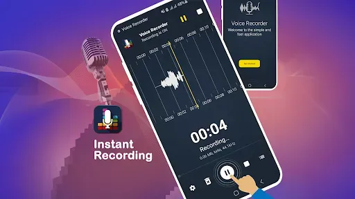 Скриншот 1 — HD Voice Recorder: Voice Memos