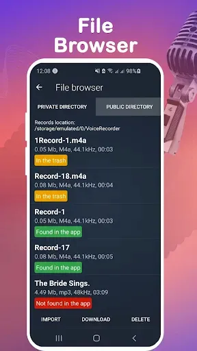 Скриншот 7 — HD Voice Recorder: Voice Memos