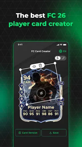 Скриншот 1 — FUT 26 Card Creator