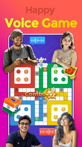 Скриншот 1 — Ludo Royal - Happy Voice Chat