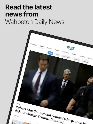 Скриншот 6 — Wahpeton Daily News Media