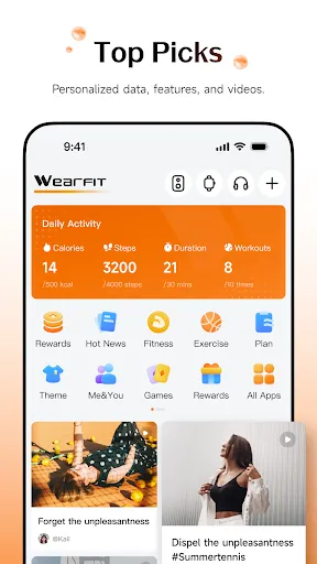 Скриншот 1 — Wearfit Pro