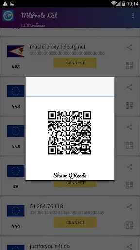 Скриншот 4 — Прокси для Telegram